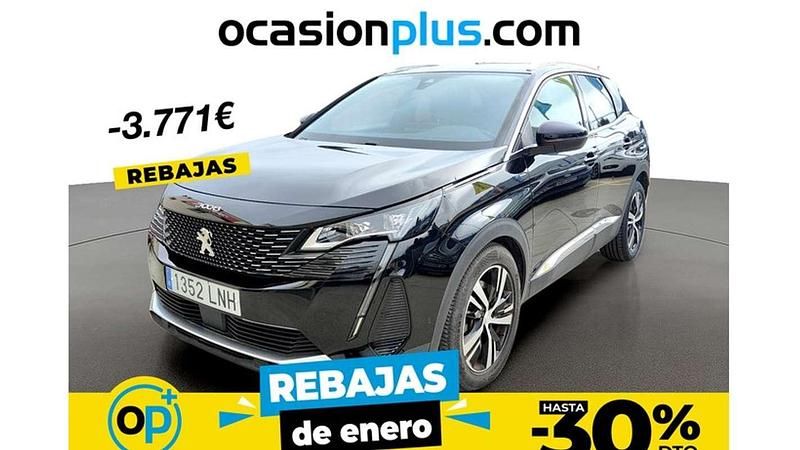 Usado Peugeot 3008 Active 114 CV (83 kW) 2021 Negro Monovolumen