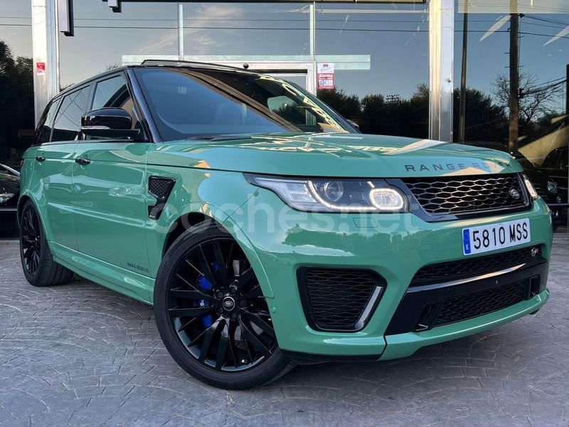 Verde Usado 2017 Land Rover Range Rover Sport SVR SUV | 69.990 € (Caro) - Imagen 1/4