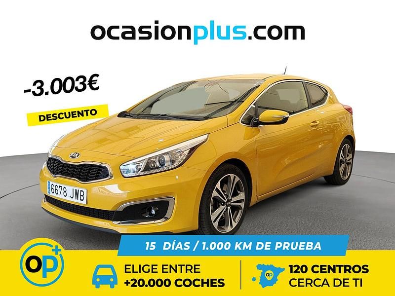 Usado Kia Ceed GT 136 CV (100 kW) 2017 Amarillo Berlina