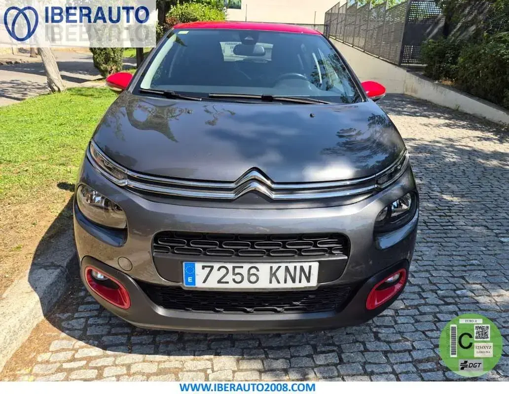 Usado Citroën C3 PureTech 82 CV (60 kW) 2018 Gris / plata Utilitario