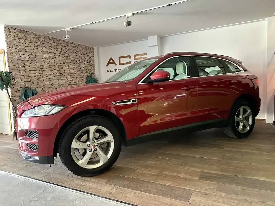 Usado Jaguar F-Pace Prestige 180 CV (132 kW) 2019 Granate SUV