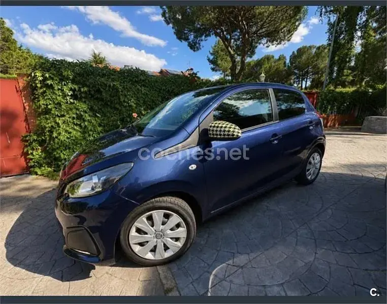 Usado Peugeot 108 Allure 82 CV (60 kW) 2015 Azul Berlina