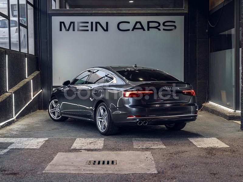 Usado Audi A5 Sportback Ambiente 286 CV (210 kW) 2018 Gris / plata Utilitario
