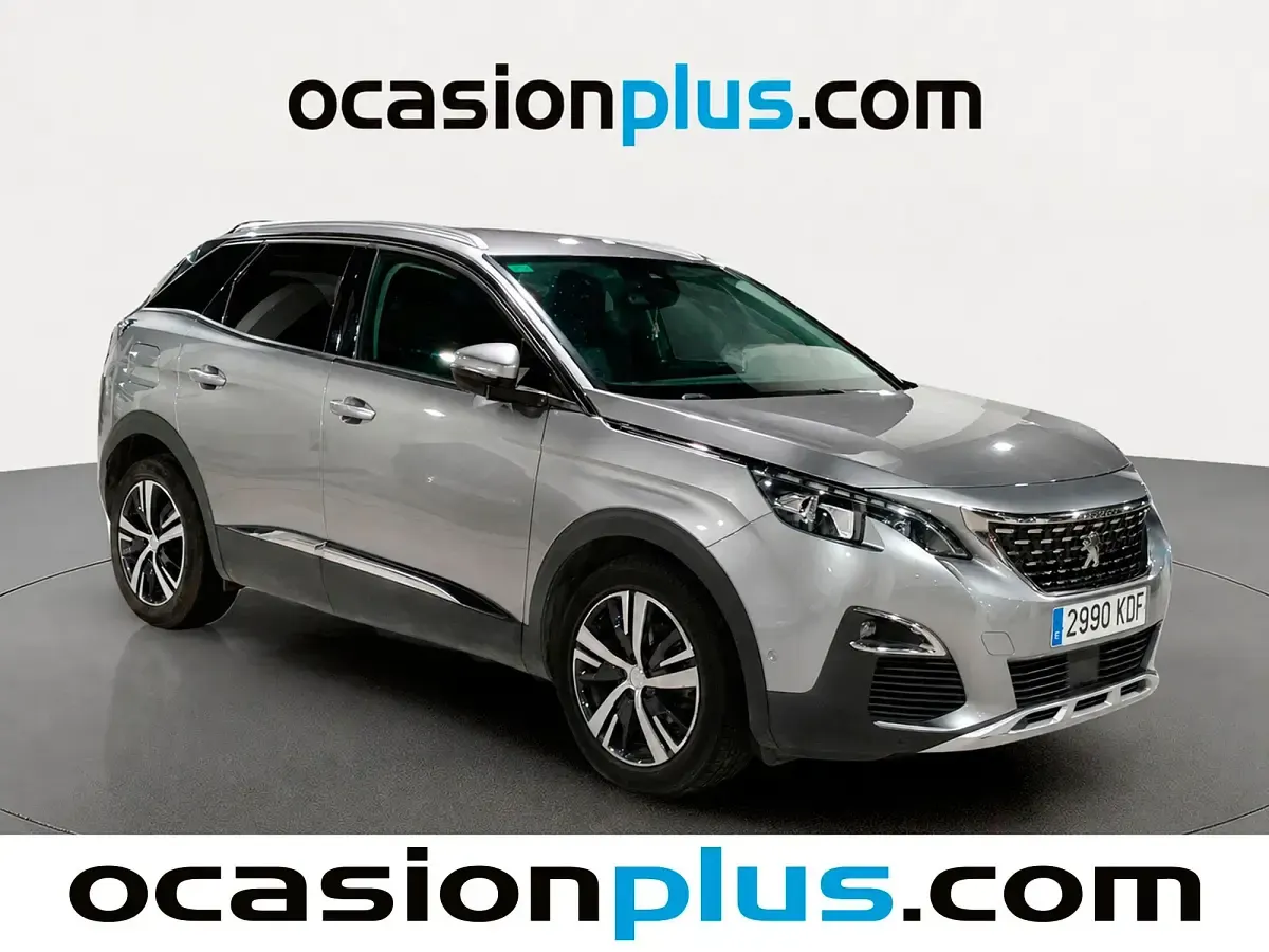 Usado Peugeot 3008 Allure 131 CV (96 kW) 2017 Gris SUV