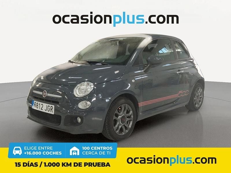 Gris Usado 2015 Fiat 500 S Utilitario | 8590 € (Precio justo) - Imagen 1/4