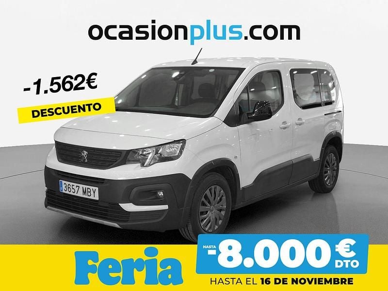 Blanco Usado 2022 Peugeot Rifter Active Monovolumen | 16.990 € (Precio justo) - Imagen 1/4