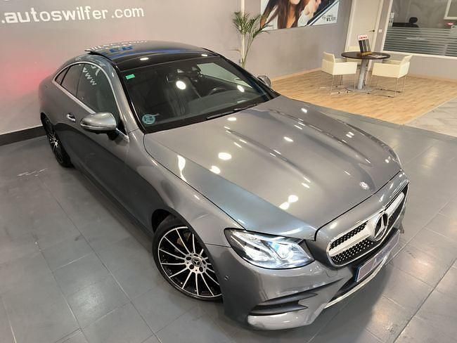 Usado Mercedes E220 194 CV (142 kW) 2017 Gris / plata Coupe