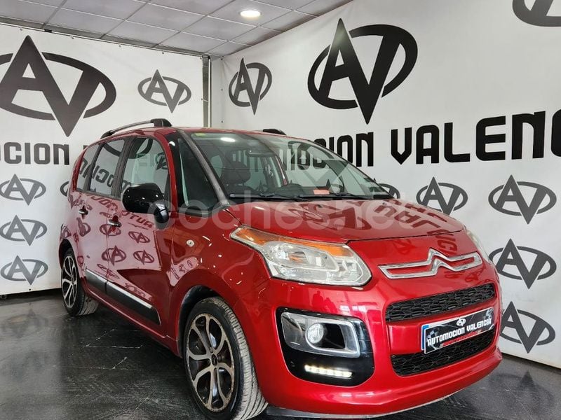 Rojo Usado 2017 Citroën C3 Picasso Feel Monovolumen | 7999 € (Precio justo) - Imagen 1/4