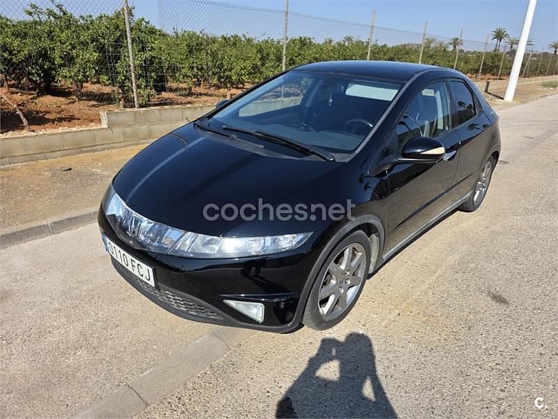 Usado Honda Civic Sport 140 CV (102 kW) 2006 Negro Berlina