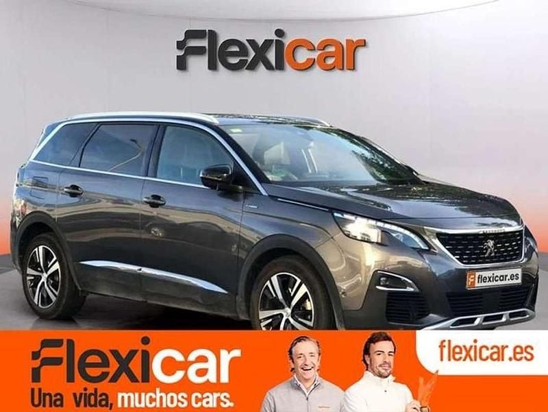 Usado Peugeot 5008 GT-line 131 CV (96 kW) 2018 Gris SUV
