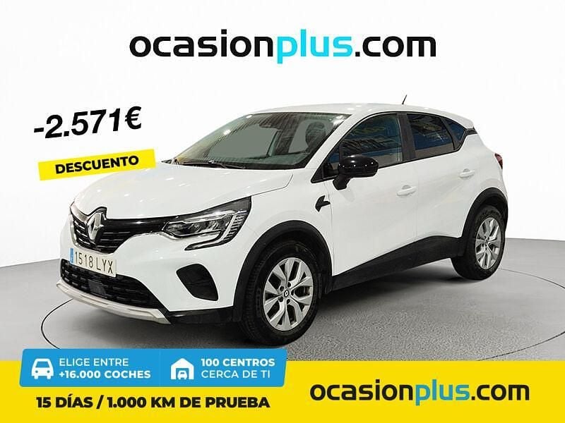 Blanco Usado 2022 Renault Captur Intens SUV | 13.990 € (Precio justo) - Imagen 1/4