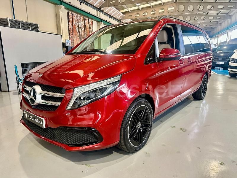 Granate Usado 2021 Mercedes V220 Exclusive Monovolumen | 62.900 € - Imagen 1/4