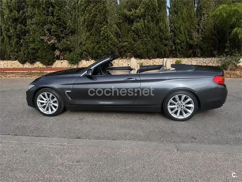 Usado BMW 420 Cabriolet Luxury Line 190 CV (139 kW) 2017 Gris / plata Descapotable