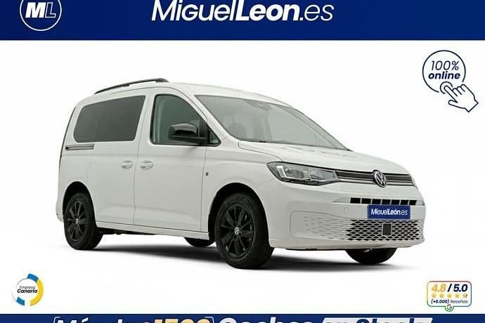 Usado VW Caddy Edition 103 CV (75 kW) 2021 Blanco Monovolumen
