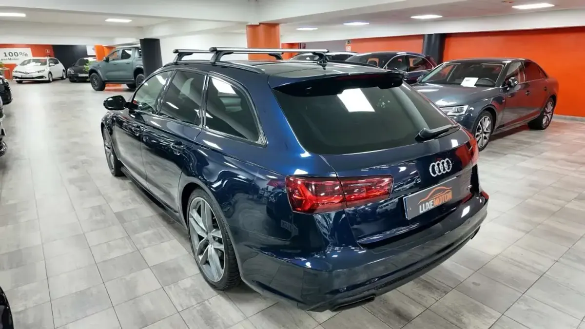 Usado Audi A6 Competition 326 CV (239 kW) 2017 Azul Familiar