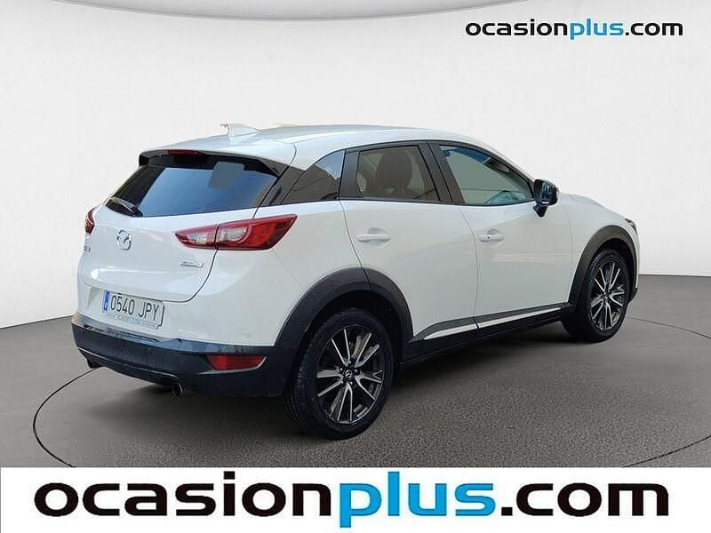 Käytetty Mazda CX-3 Luxury 105 HP (77 kW) 2016 Valkoinen Katumaasturi