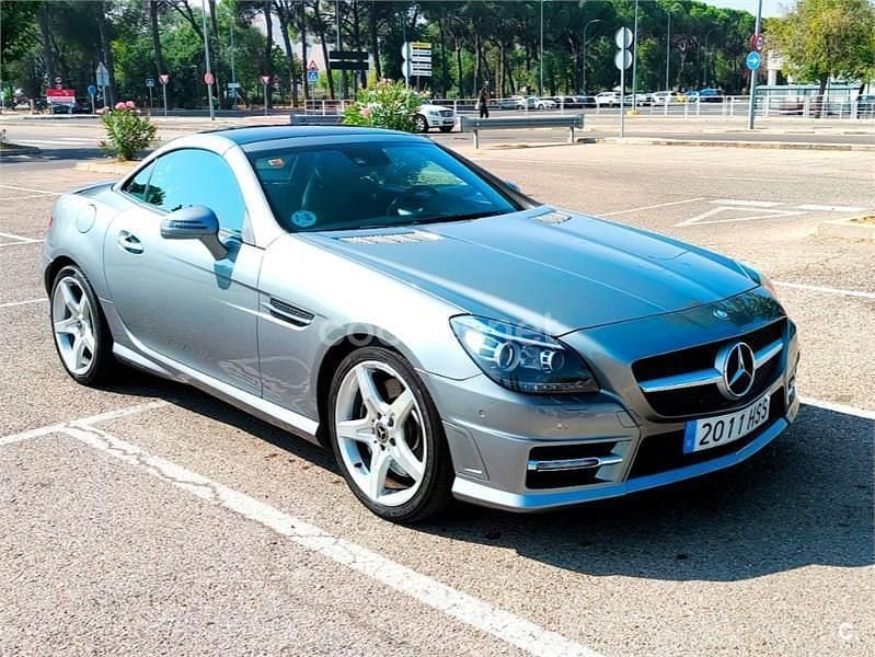 Usado Mercedes SLK250 204 CV (150 kW) 2011 Gris / plata Descapotable