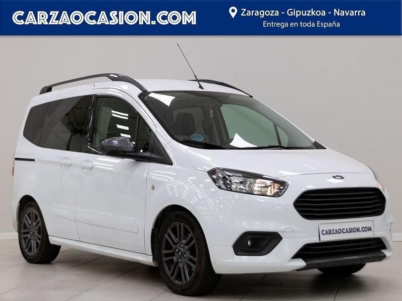 Blanco Usado 2022 Ford Tourneo Courier Trend Monovolumen | 17.900 € (Caro) - Imagen 1/4