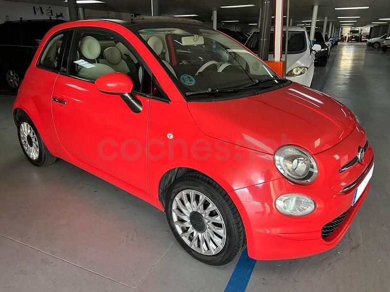 Usado Fiat 500C Lounge 69 CV (50 kW) 2019 Rojo Descapotable