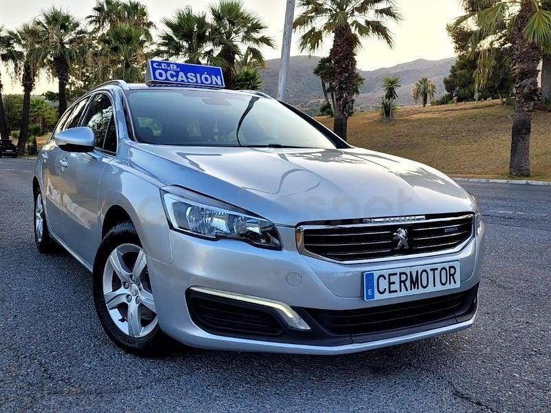Usado Peugeot 508 SW Allure 150 CV (110 kW) 2015 Gris / plata Familiar