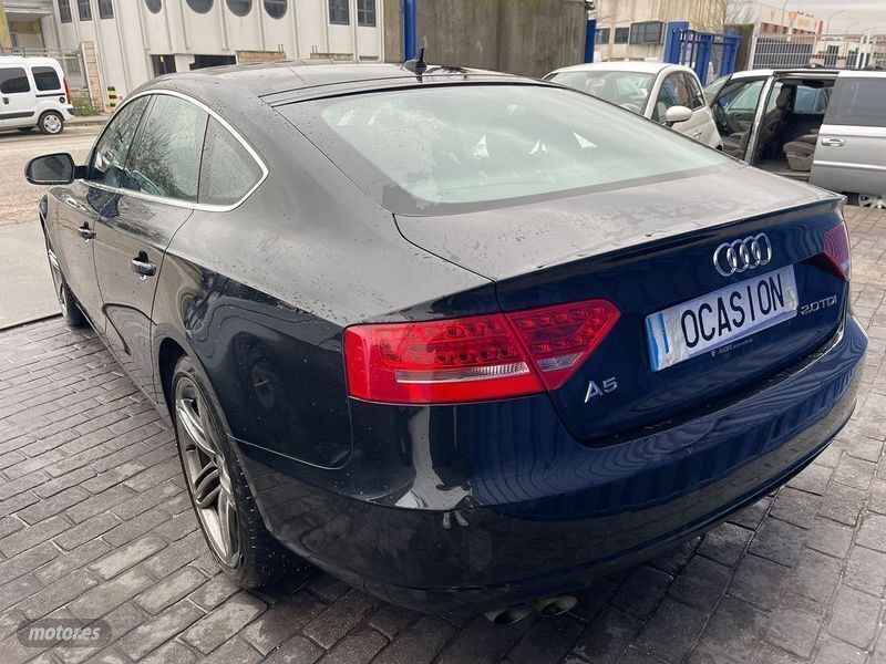 Usado Audi A5 Sportback S-Line 2010 Negro Utilitario