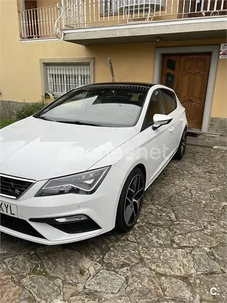 Usado Seat Leon FR 150 CV (110 kW) 2019 Blanco Berlina