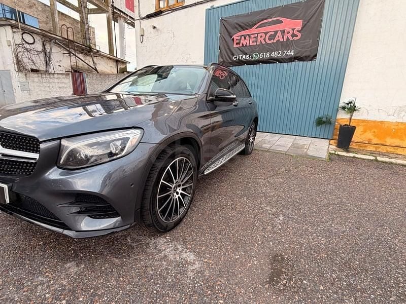 Usado Mercedes GLC250 AMG line 204 CV (150 kW) 2015 Gris / plata SUV