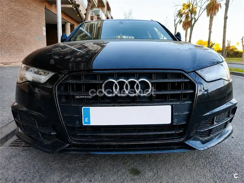 Usado Audi A6 Competition 326 CV (239 kW) 2017 Negro Familiar