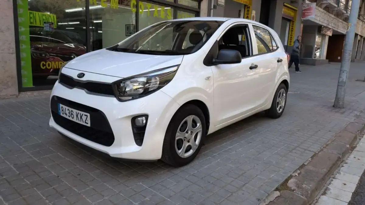Usado Kia Picanto Plus 67 CV (49 kW) 2018 Blanco Utilitario