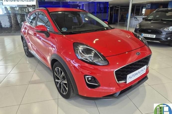 Rojo Usado 2021 Ford Puma Titanium SUV | 17.100 € (Buen precio) - Imagen 1/4