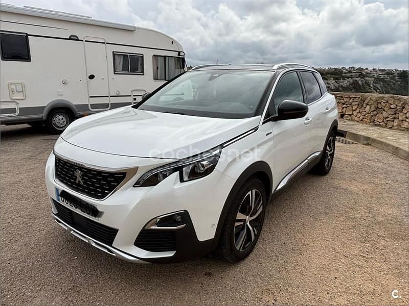 Usado Peugeot 3008 GT-line 130 CV (95 kW) 2019 Blanco SUV