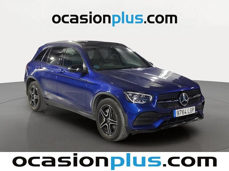 Usado Mercedes GLC200 163 CV (119 kW) 2020 Azul SUV