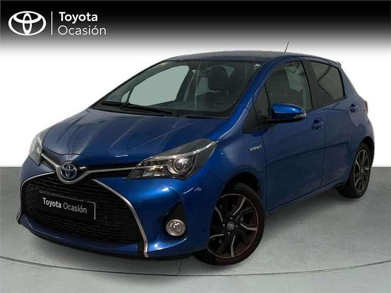 Azul Usado 2016 Toyota Yaris Hybrid Monovolumen | 13.990 € (Precio justo) - Imagen 1/4