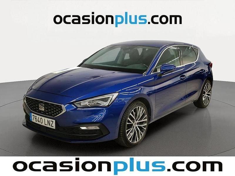 Usado Seat Leon XCELLENCE 150 CV (110 kW) 2021 Azul Monovolumen