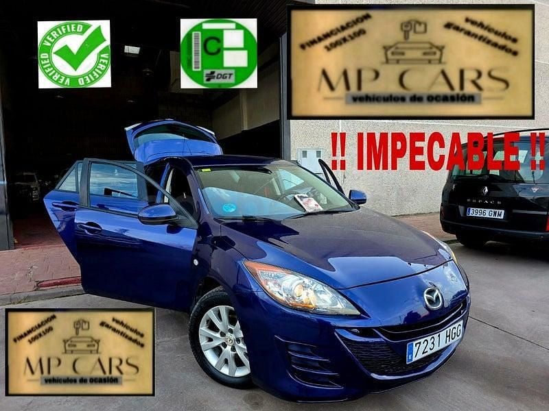 Usado Mazda 3 Style 105 CV (77 kW) 2011 Azul Berlina