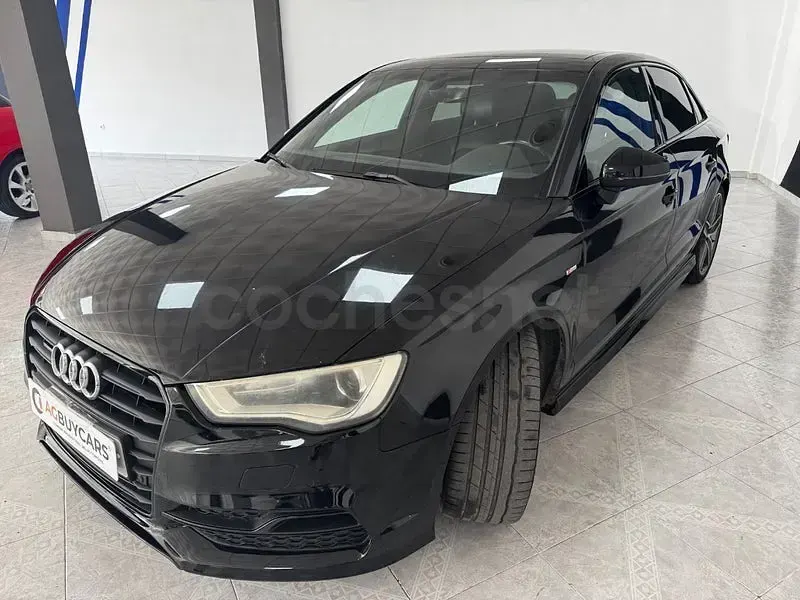 Usado Audi A3 190 CV (139 kW) 2016 Negro Berlina