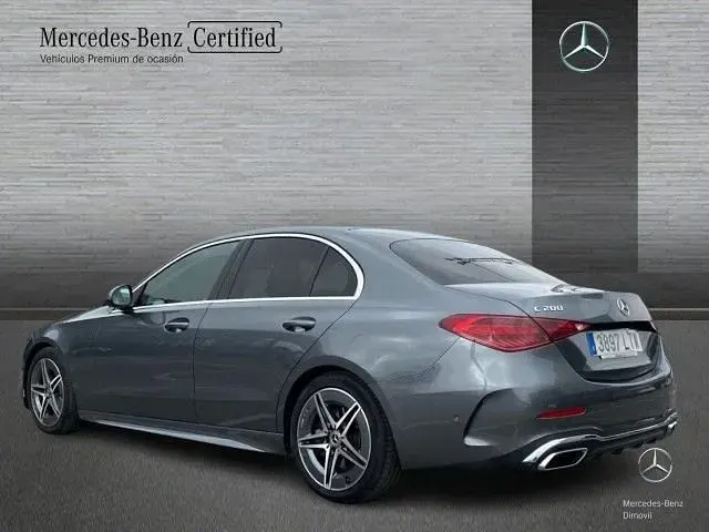 Usado Mercedes C200 204 CV (150 kW) 2022 Gris selenita