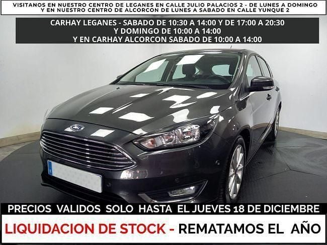 Gris Usado 2018 Ford Focus Titanium Berlina | 11.390 € (Buen precio) - Imagen 1/4