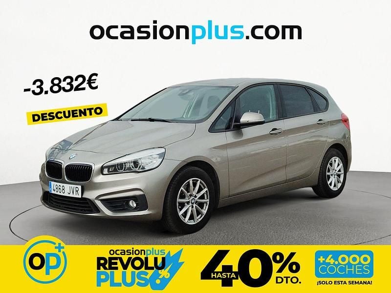Usado BMW 218 Active Tourer 150 CV (110 kW) 2016 Gris plata Monovolumen