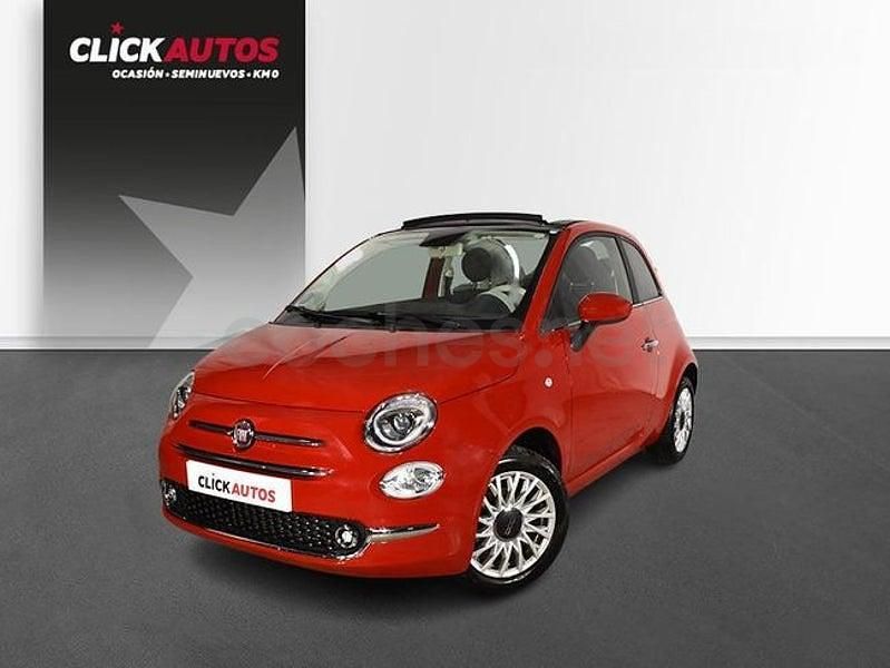 Usado Fiat 500C 70 CV (51 kW) 2023 Rojo Descapotable
