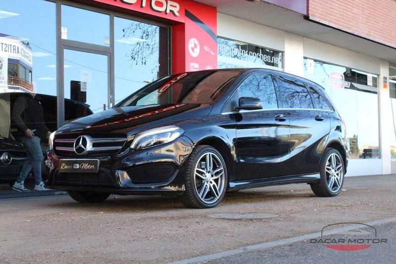 Usado Mercedes B220 AMG line 177 CV (130 kW) 2016 Negro Utilitario