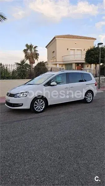 Usado VW Sharan Sport 177 CV (130 kW) 2014 Blanco Monovolumen