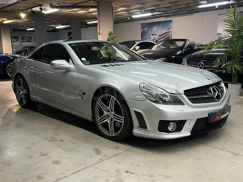 Usado Mercedes SL63 AMG AMG 525 CV (386 kW) 2008 Gris / plata Descapotable