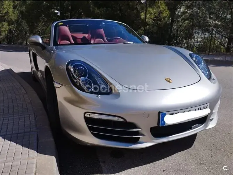 Usado Porsche Boxster 265 CV (194 kW) 2013 Gris / plata Descapotable