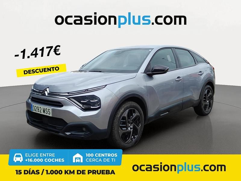 Gris Usado 2024 Citroën C4 PureTech Berlina | 15.590 € (Precio justo) - Imagen 1/4