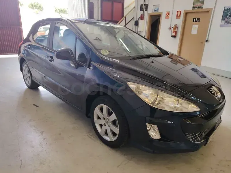 Usado Peugeot 308 Sport 110 CV (80 kW) 2009 Azul Berlina