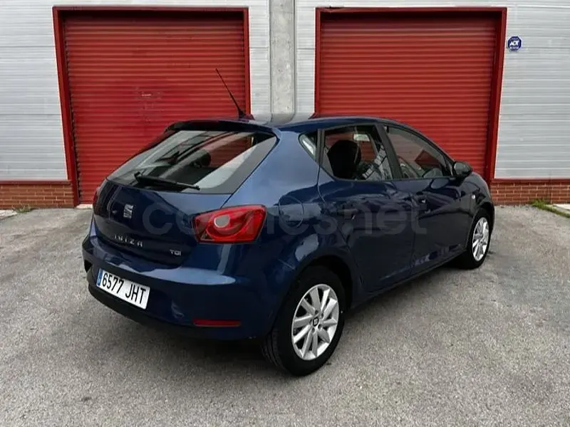 Usado Seat Ibiza Style 90 CV (66 kW) 2015 Azul Berlina
