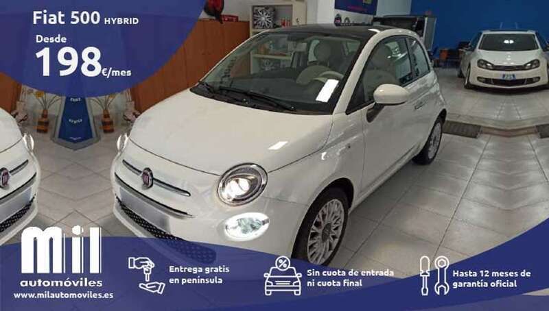 Blanco Usado 2020 Fiat 500 Lounge Utilitario | 9998 € (Buen precio) - Imagen 1/4