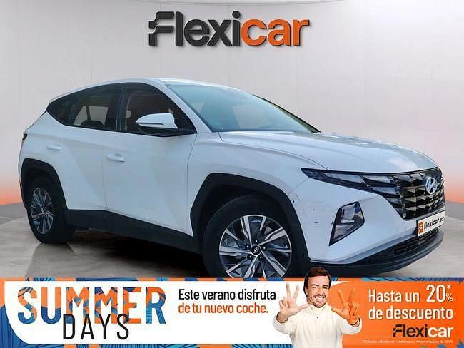 Blanco Usado 2021 Hyundai Tucson SUV | 21.490 € (Un poco caro) - Imagen 1/4