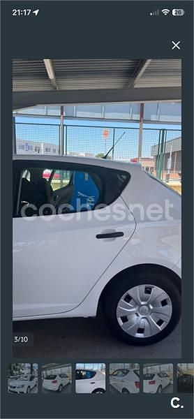 Usado Seat Ibiza Style 75 CV (55 kW) 2016 Blanco Berlina